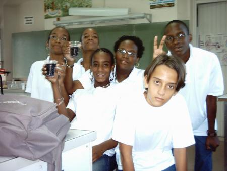 Un petit groupe de la classe